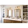 2_Kenroy Home Delgado 20 3/4" Wide 3-Light Antique Brass Vanity Light more views
