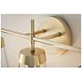 7_Kenroy Home Delgado 20 3/4" Wide 3-Light Antique Brass Vanity Light more views