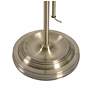 7_Kenroy Home Denton Adjustable Height Antique Brass Pharmacy Floor Lamp more views