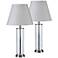 Kenroy Home Echo Glass Table Lamp Set of 2
