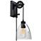 Kenroy Home Edis 11 1/2" High Bronze Industrial Plug-In Wall Sconce