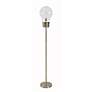 2_Kenroy Home Edison 71 1/2" High Antique Brass Glass Bulb Floor Lamp more views