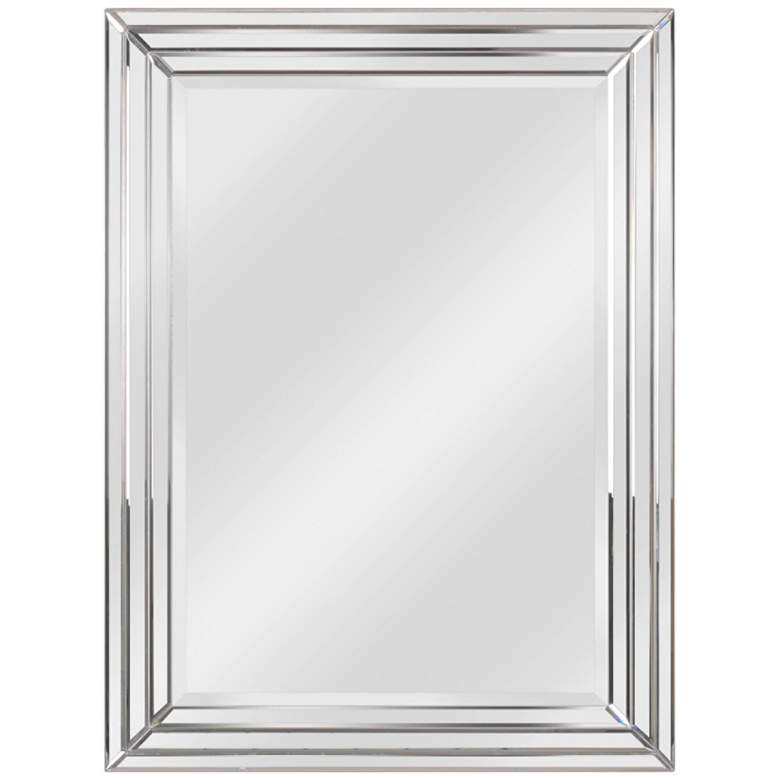 Image 1 Kenroy Home Exeter 30" x 40" Beveled Wall Mirror