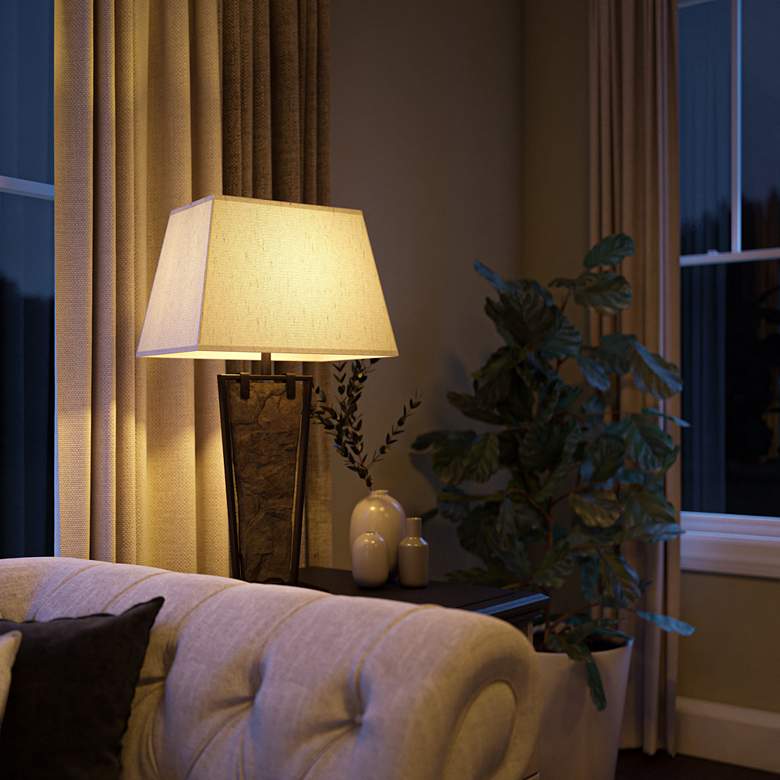 Image 4 Kenroy Home Free Fall Natural Slate Table Lamp more views
