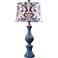 Kenroy Home Gianni Distressed Navy Blue Table Lamp