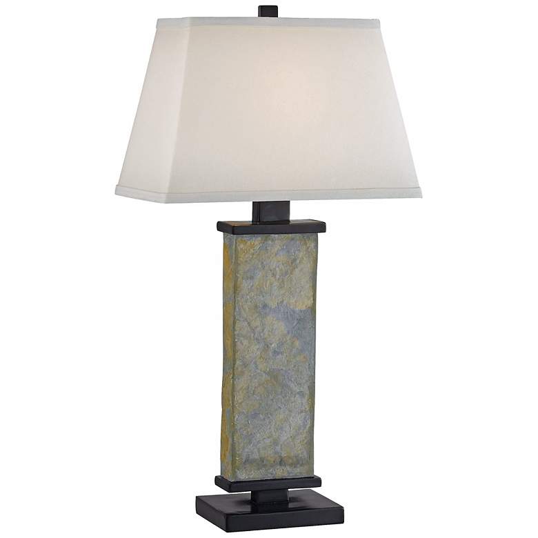 Image 1 Kenroy Home Hanover Natural Slate Table Lamp