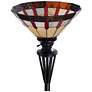 4_Kenroy Home Harmond 71 1/2" Bronze Tiffany Style Torchiere Floor Lamp more views
