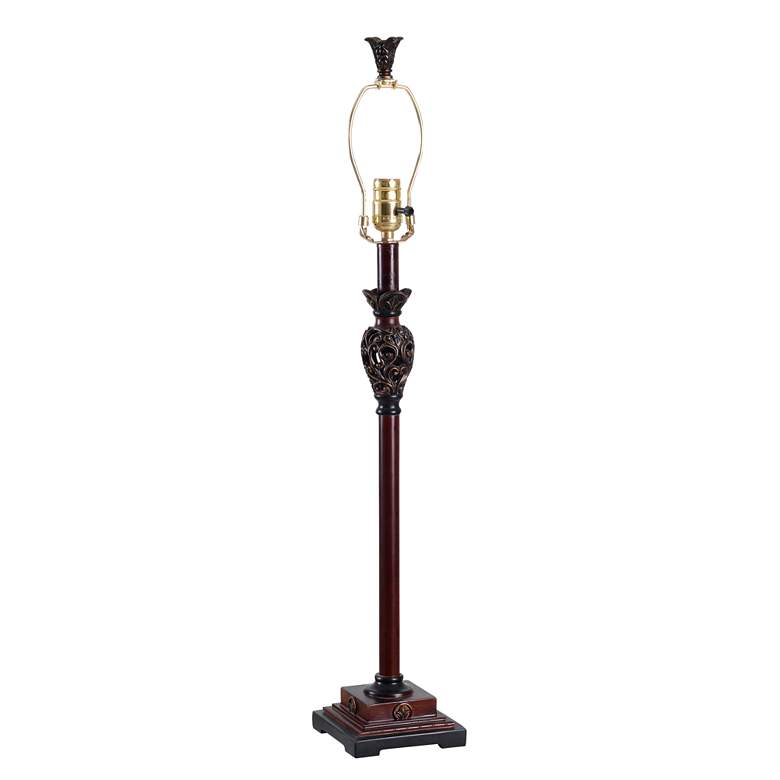 Image 4 Kenroy Home Iron Lace Golden Ruby Buffet Table Lamp more views