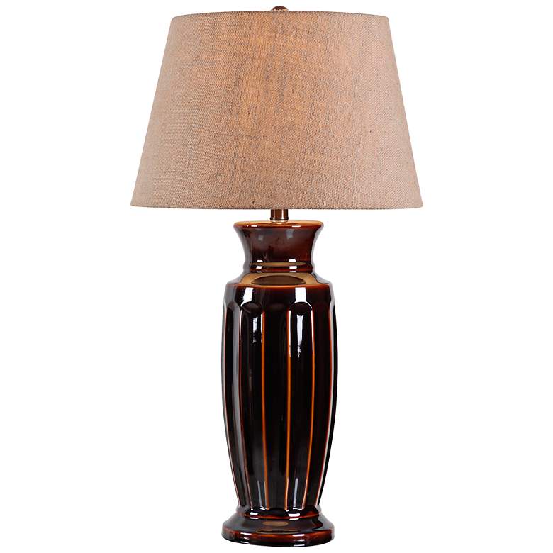 Image 1 Kenroy Home Johnson Bronze Ceramic Table Lamp