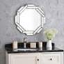 Thumbnail2 of Kenroy Home Junction 24" x 24" Frameless Glass Wall Mirror more views