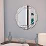 5_Kenroy Home Junction 33 3/4" x 33 3/4" Glass Frame Wall Mirror more views