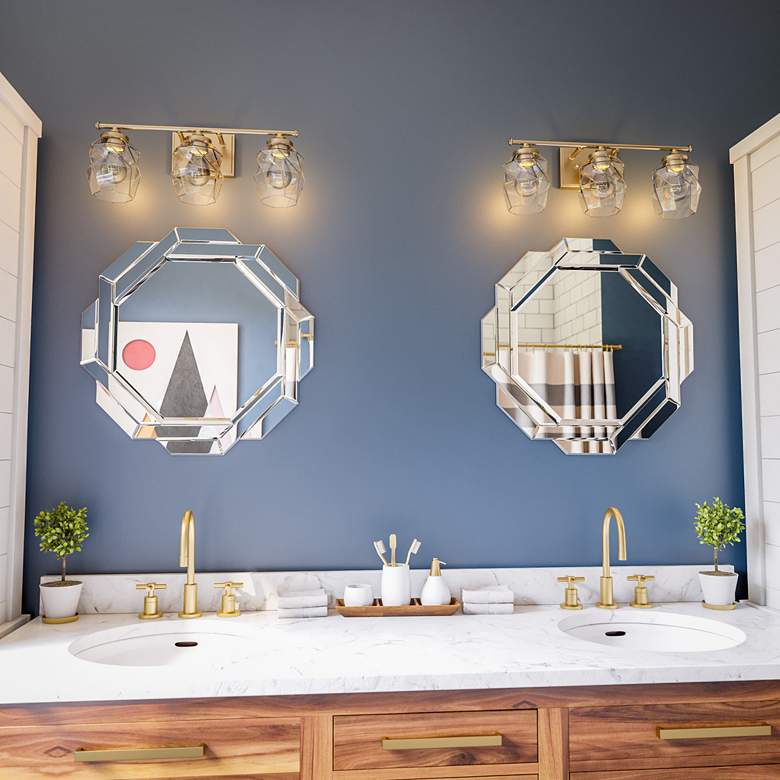 Image 7 Kenroy Home Junction Glass 24" x 24" Wall Mirror more views