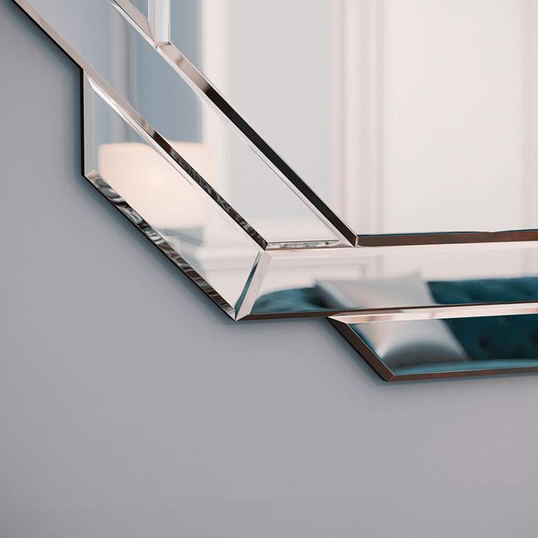 Image 6 Kenroy Home Junction Glass 33 3/4" x 33 3/4" Wall Mirror more views