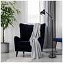 7_Kenroy Home Lennon 54 1/2" Black and Brass Adjustable Arm Floor Lamp more views
