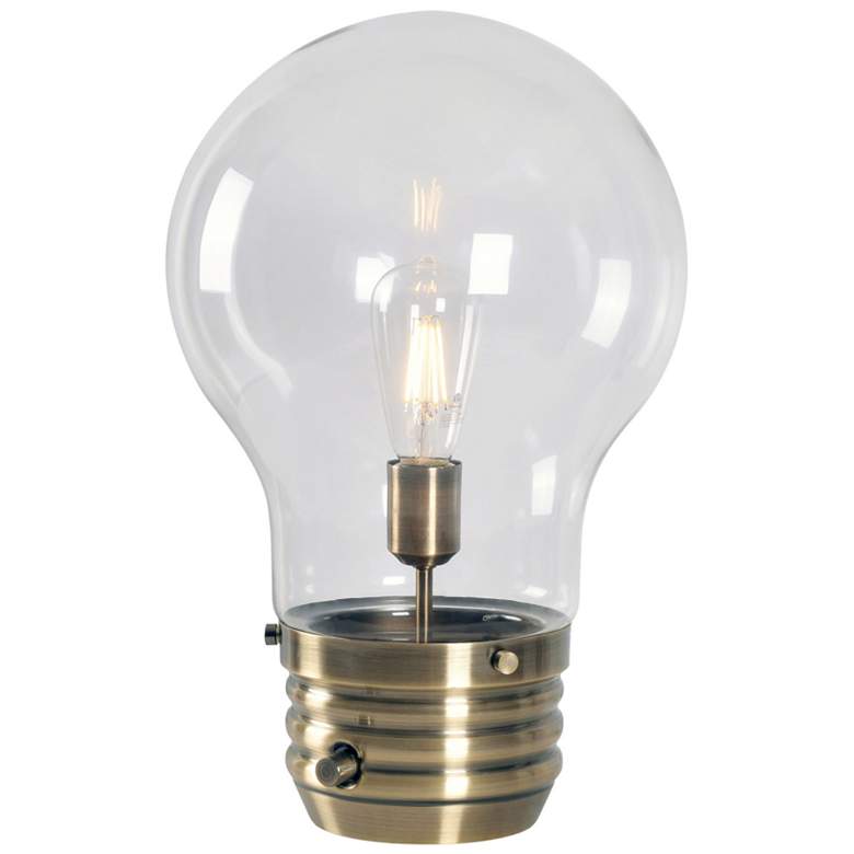 Image 2 Kenroy Home Light Bulb 18" High Bulb Accent Table Lamp