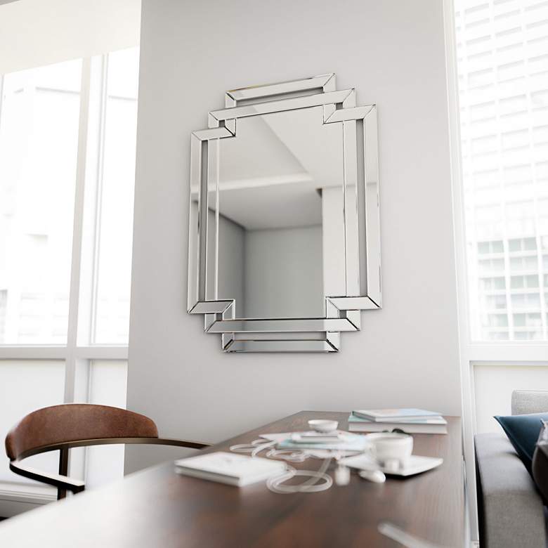 Image 7 Kenroy Home Linas 31 1/2" x 44" Geometric Wall Mirror more views