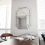 7_Kenroy Home Linas 31 1/2" x 44" Geometric Wall Mirror more views