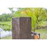 7_Kenroy Home Lincoln 34" High Wood Grain Rustic Modern Fountain more views
