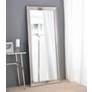 2_Kenroy Home Lyonesse 30" x 66" Rectangular Chrome Floor Mirror more views