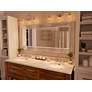 7_Kenroy Home Lyonesse 30" x 66" Rectangular Chrome Floor Mirror more views