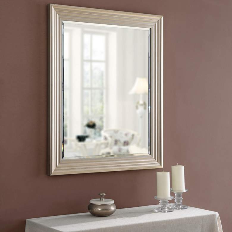 Image 1 Kenroy Home Lyonesse Champagne 30 inch x 36 inch Wall Mirror