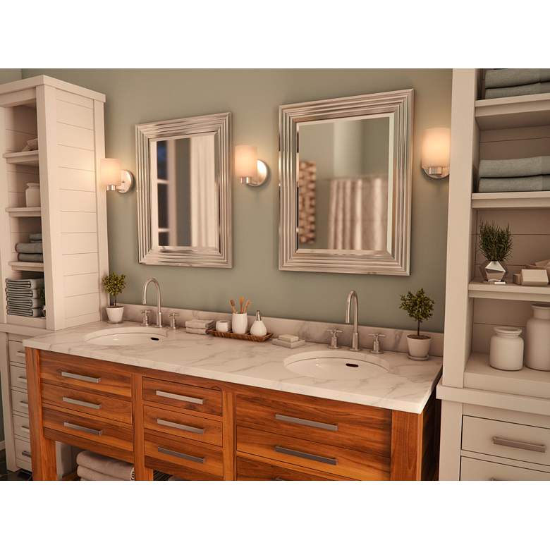 Image 4 Kenroy Home Lyonesse Chrome 24" x 30" Wall Mirror more views