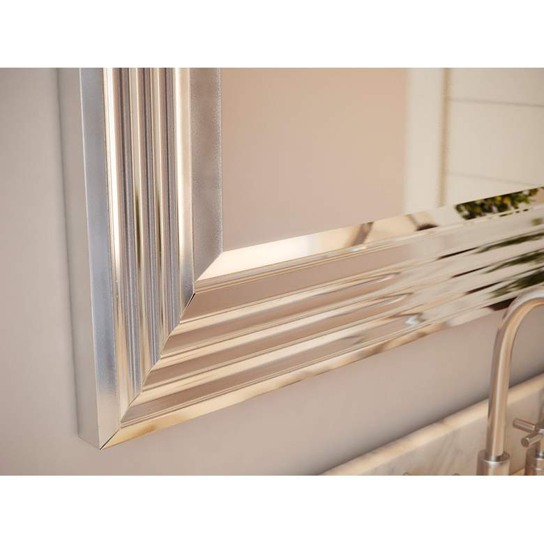 Image 6 Kenroy Home Lyonesse Chrome 24" x 30" Wall Mirror more views