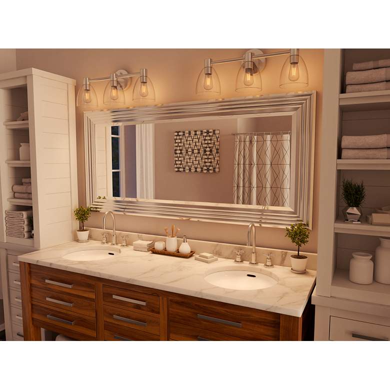 Image 7 Kenroy Home Lyonesse Chrome 30" x 66" Floor Mirror more views