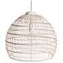 2_Kenroy Home Maverick 18 3/4" Wide Natural Rattan Pendant Light