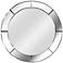 Kenroy Home Miere Cut Glass 32" Round Frameless Mirror