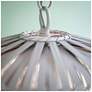 7_Kenroy Home Moon 20" Wide Modern Coastal White Rattan Dome Pendant more views