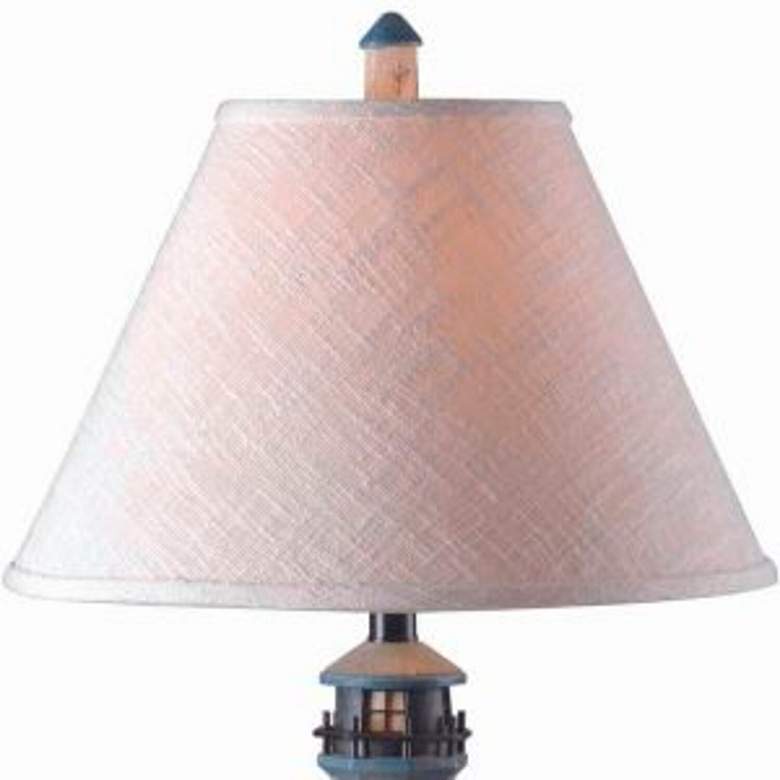Image 3 Kenroy Home Nantucket Antique White Table Lamp more views