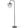1_Kenroy Home Orchid 65" High Downbridge Modern Black Floor Lamp