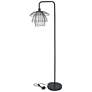 2_Kenroy Home Orchid 65" High Downbridge Modern Black Floor Lamp more views