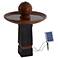 Kenroy Home Oswego 31 1/2" High Copper Solar LED Fountain