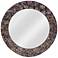 Kenroy Home Palacial Mixed Glass Mosaic 30" Round Mirror