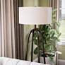 4_Kenroy Home Quadratic 61" High Four-Leg Oil-Rubbed Bronze Floor Lamp more views