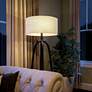6_Kenroy Home Quadratic 61" High Four-Leg Oil-Rubbed Bronze Floor Lamp more views