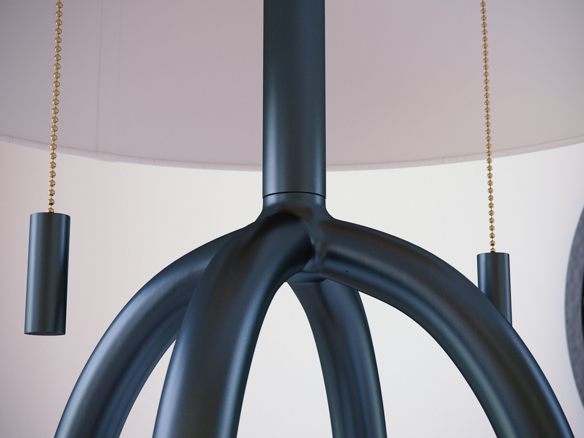 Kenroy Home Quadratic 61" High Four-Leg Oil-Rubbed Bronze Floor Lamp