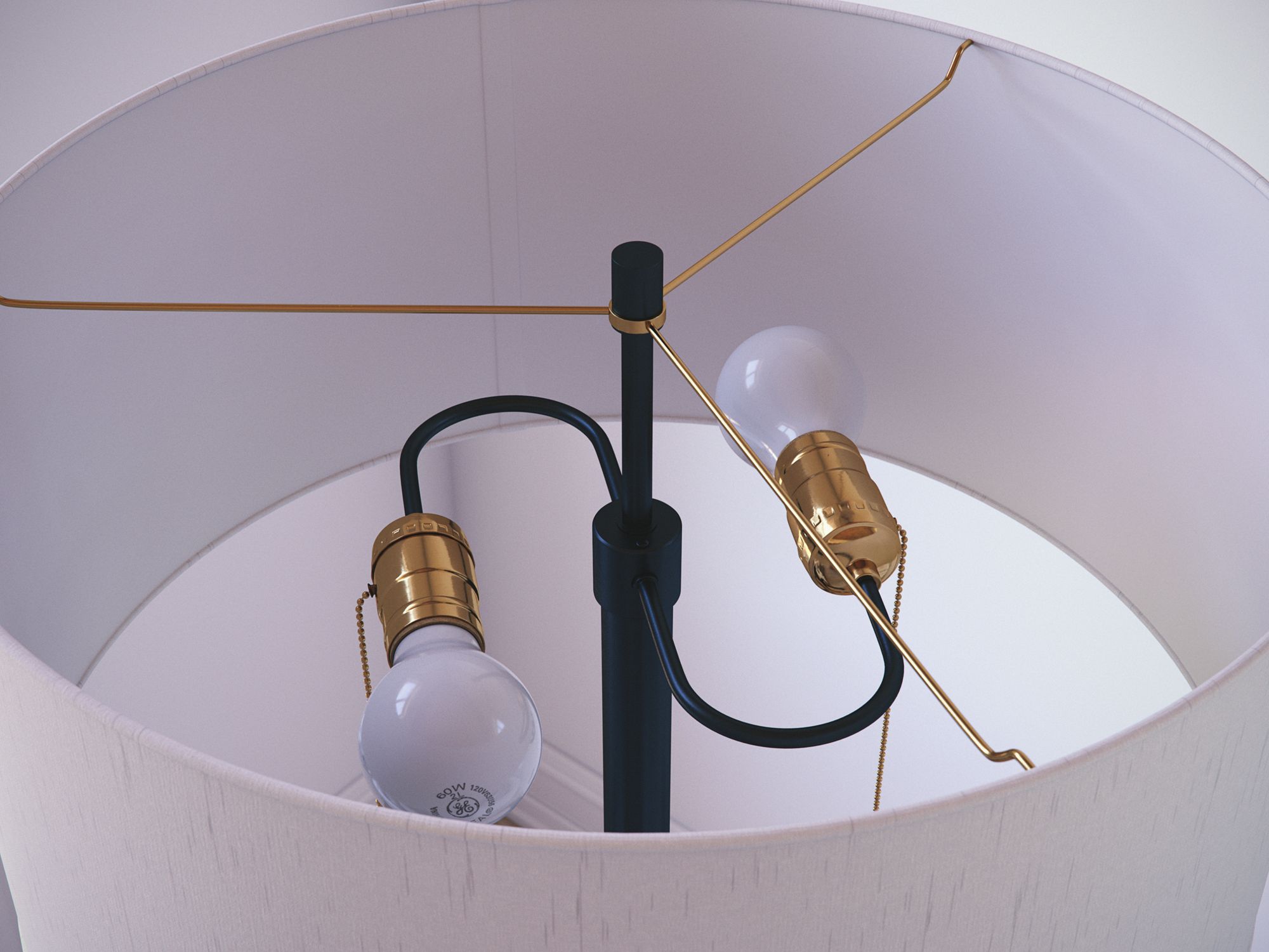 Kenroy Home Quadratic 61" High Four-Leg Oil-Rubbed Bronze Floor Lamp