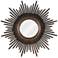 Kenroy Home Reyes Golden Bronze 36" Round Wall Mirror