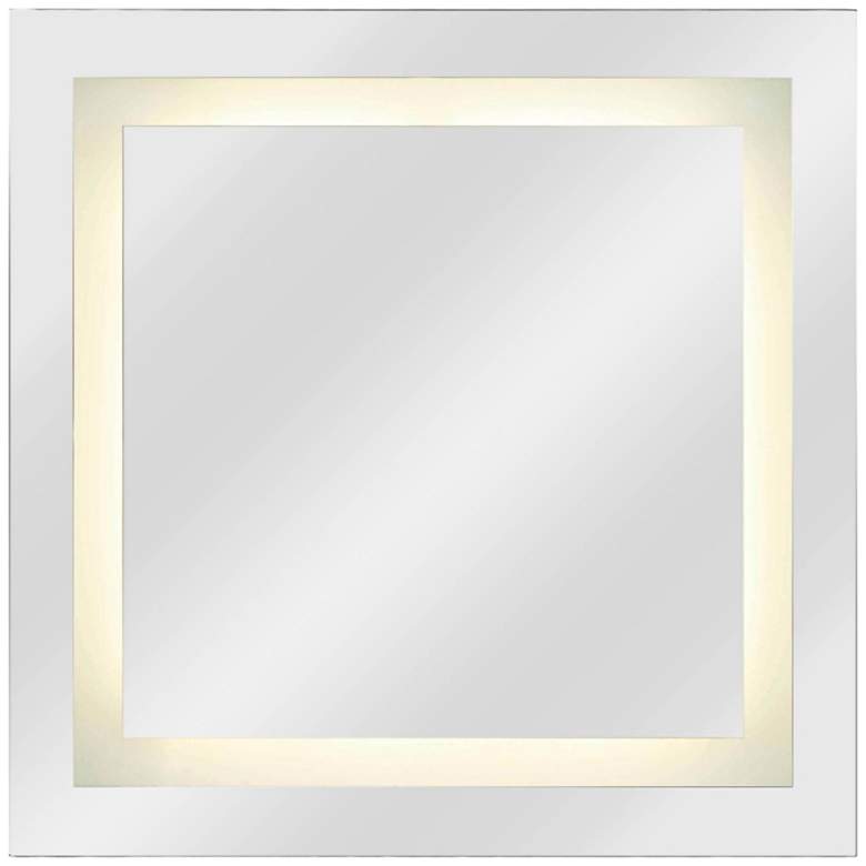 Image 1 Kenroy Home Rifletta 28 inch Square LED Frameless Mirror