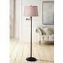 1_Kenroy Home Riverside 59" High Copper Bronze Swing Arm Floor Lamp