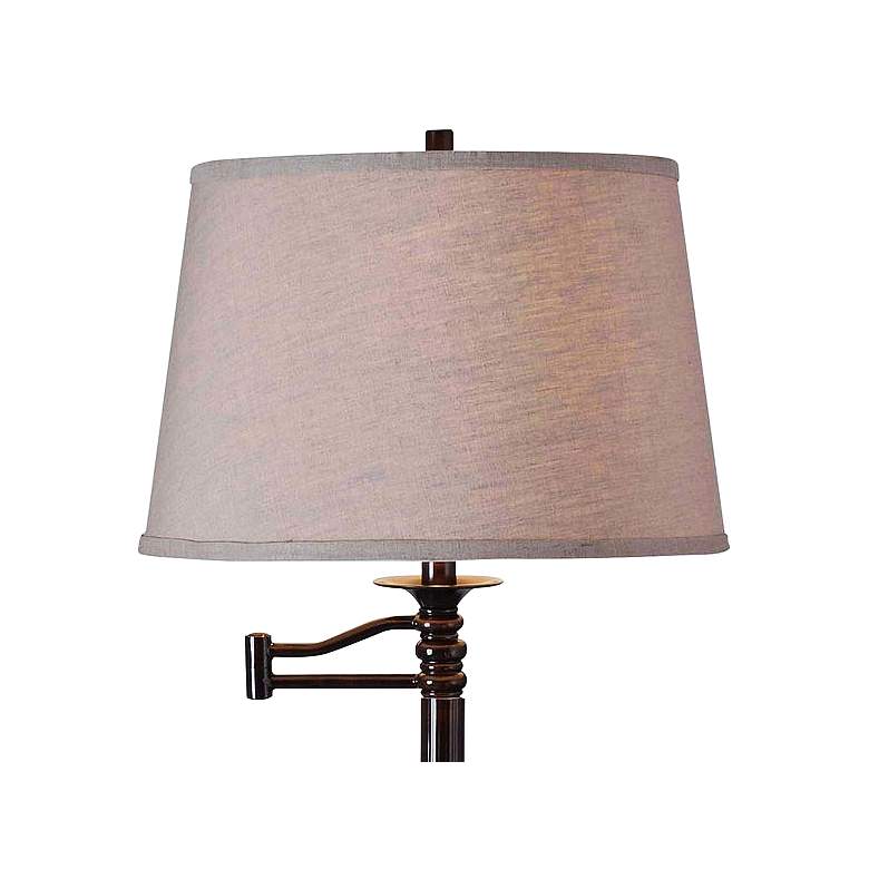 Image 3 Kenroy Home Riverside 59" High Copper Bronze Swing Arm Floor Lamp more views