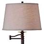 3_Kenroy Home Riverside 59" High Copper Bronze Swing Arm Floor Lamp more views