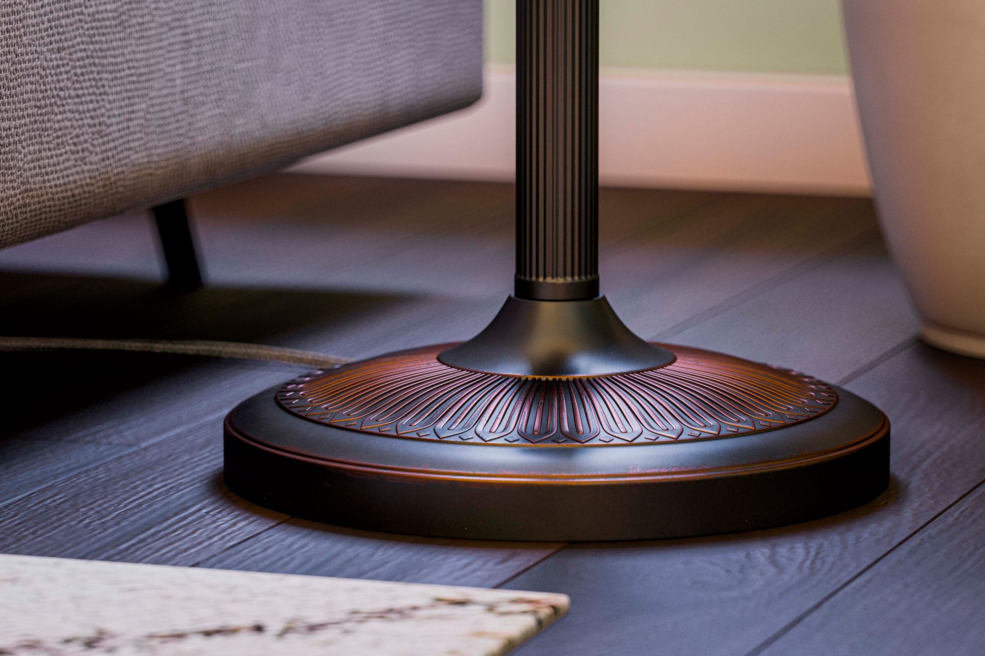 Kenroy Home Riverside 59" High Copper Bronze Swing Arm Floor Lamp