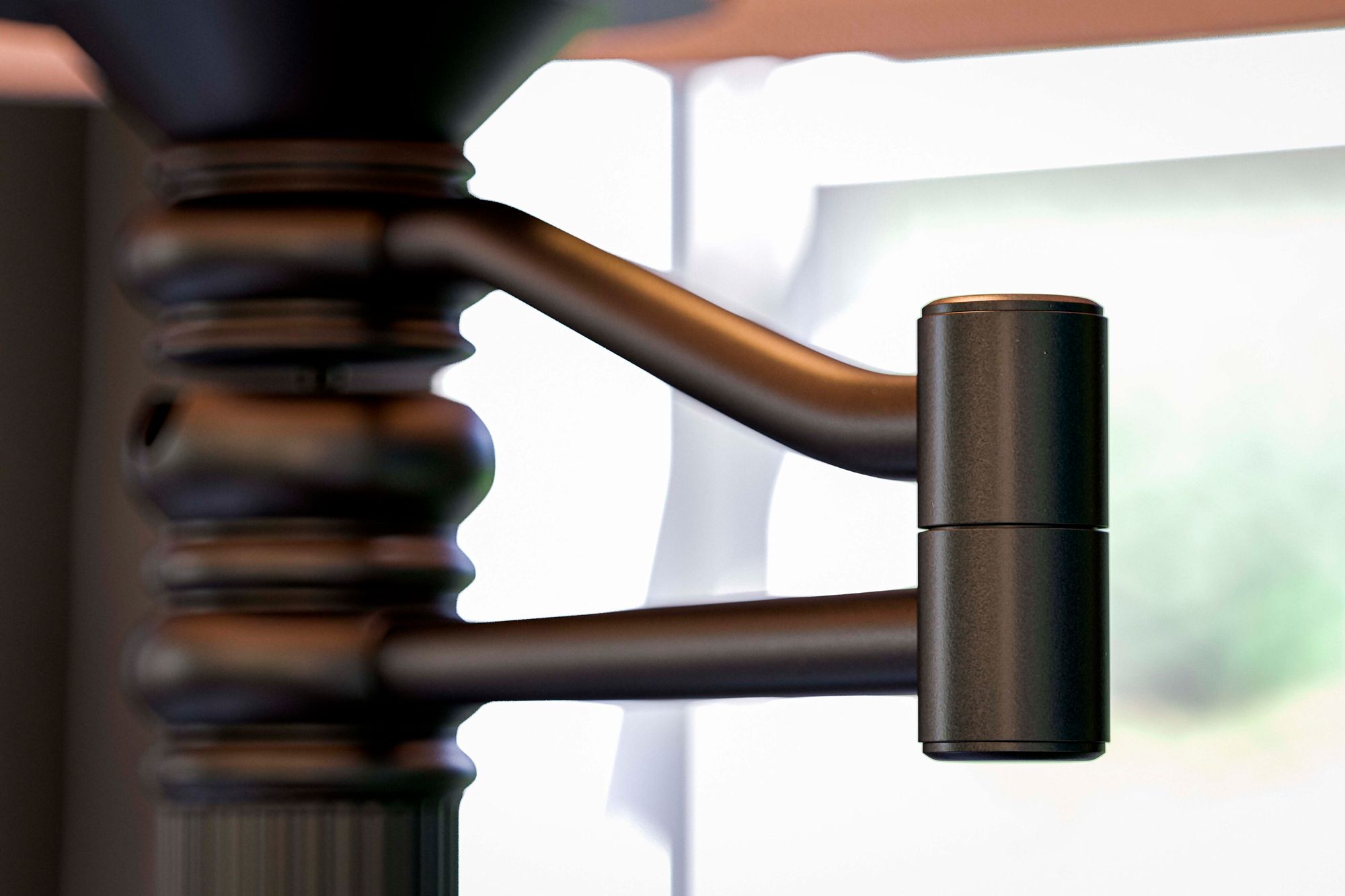 Kenroy Home Riverside 59" High Copper Bronze Swing Arm Floor Lamp