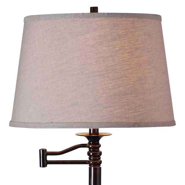 kenroy home riverside swing arm floor lamp