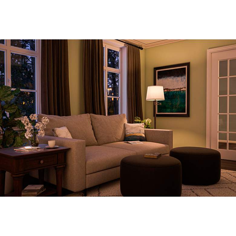 Image 5 Kenroy Home Riverside Copper Bronze Swing Arm Floor Lamp more views