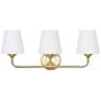 1_Kenroy Home Roberts 22 1/2" Brushed Gold 3-Light Vanity Bath Light